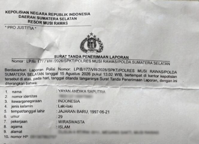 
					Mencari Keadilan yang Tertunda: Yayan Andika Saputra Desak Polisi Segera Tuntaskan Kasus Dugaan Kejahatan Perkawinan