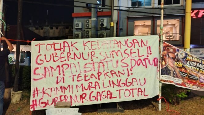 
					KAMMI Mura-Linggau Tolak Kedatangan Gubernur Sumsel, Desak Penuntasan Masalah Karhutla